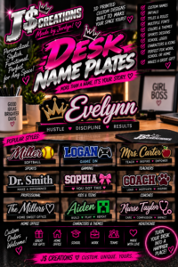 Desk Name Plates
